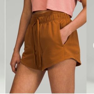 Copper Brown Inner Glow Shorts Size 4